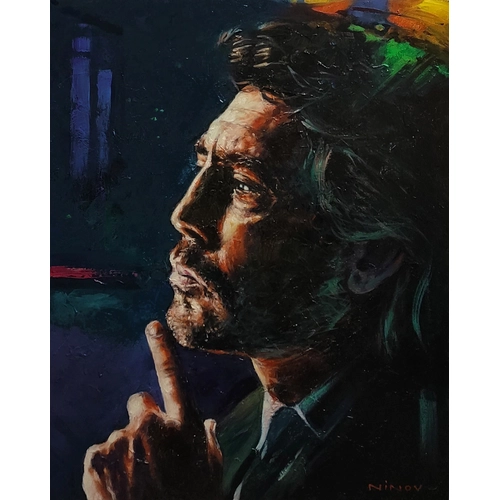 Детски комплект Рисуване по номера Хавиер Бардем 40х50см PAT73353