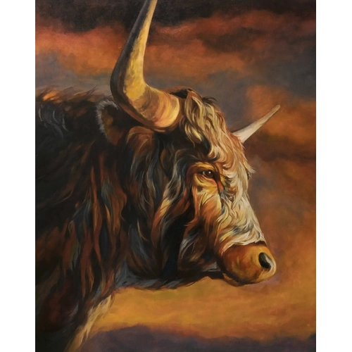 Детски комплект Рисуване по номера Говедо 40х50см PAT73359