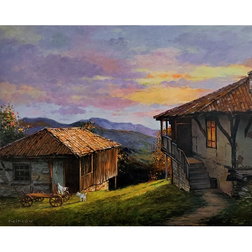 Детски комплект Рисуване по номера Старата къща 40х50см PAT73361