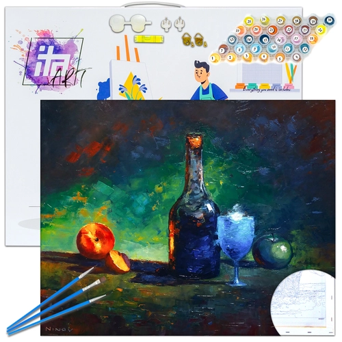 Детски сет Рисуване по номера Натюрморт с маслина 40х50см PAT73373