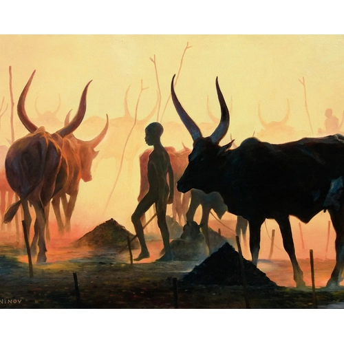 Детски комплект Рисуване по номера Духът на Африка 40х50см PAT73375