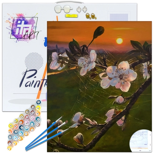 Детски сет Рисуване по номера Пролетно настроение 2, 40х50см PAT73376