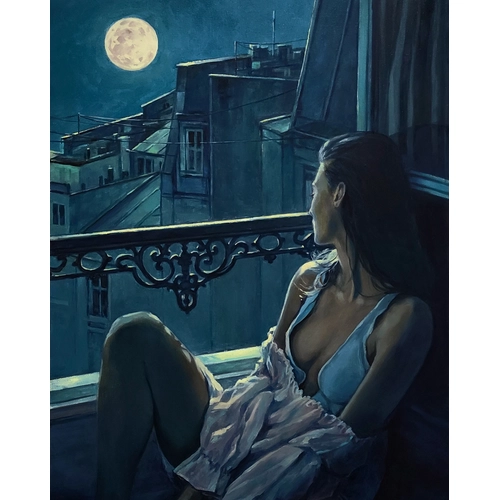 Детски комплект Рисуване по номера Пеперудена луна 40х50см PAT73387