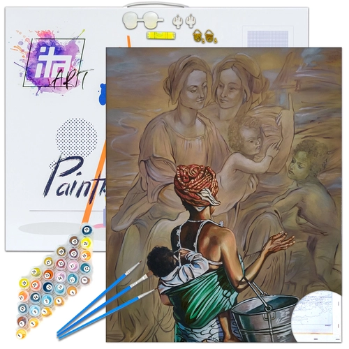 Рисуване по номера Репродукция по Али Хасун 40х50см PAT73388