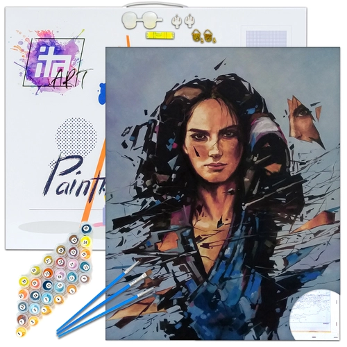 Детски комплект Рисуване по номера Парчета живот 40х50см PAT73390