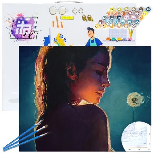 Детски комплект Рисуване по номера Пеперуда 40х50см PAT73391