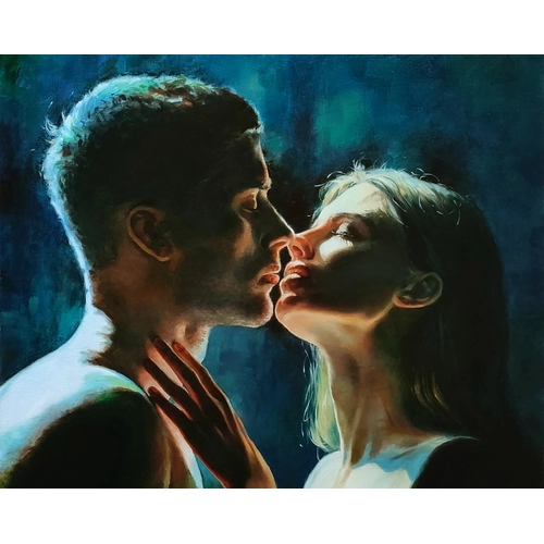 Детски комплект Рисуване по номера Целувката 40х50см PAT73403