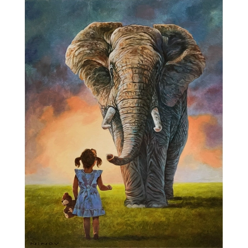 Детски комплект Рисуване по номера Среща 40х50см PAT73404