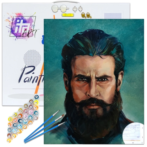 Детски комплект Рисуване по номера Моя Ботев 40х50см PAT73409