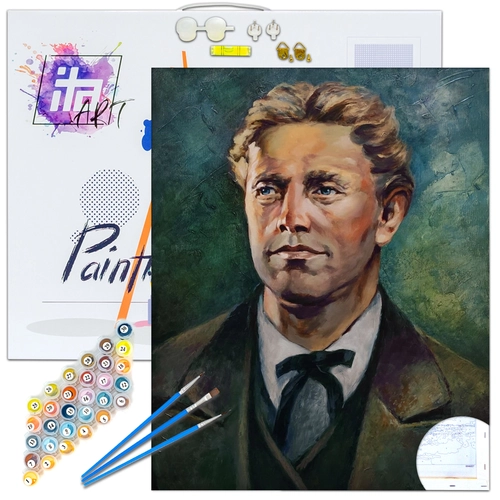 Детски комплект Рисуване по номера Левски 40х50см PAT73410