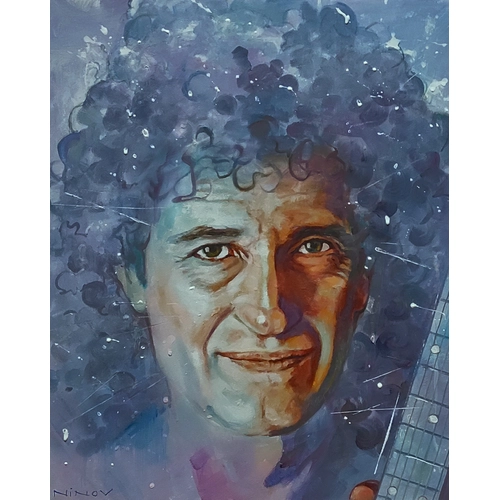 Детски комплект Рисуване по номера Брайън Мей 40х50см PAT73412