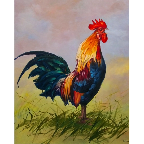 Детски комплект Рисуване по номера Петел 40х50см PAT73418