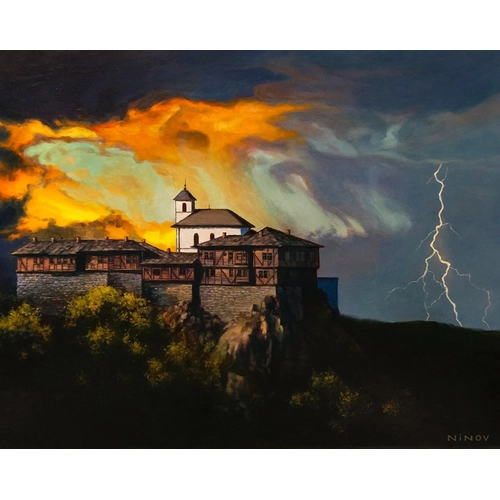 Детски сет Рисуване по номера Гложенски манастир 40х50см PAT73422