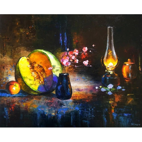 Детски комплект Рисуване по номера Натюрморт с пъпеш 40х50см PAT73424