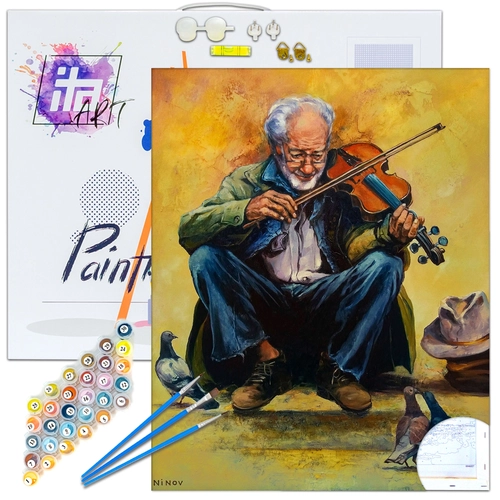 Детски комплект Рисуване по номера Някъде около рая 40х50см PAT73428