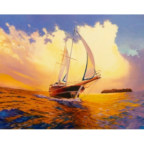 Детски комплект Рисуване по номера Летен устрем 40х50см PAT73430