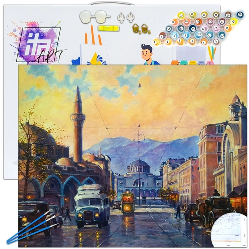 Детски комплект Рисуване по номера София 40х50см PAT73431