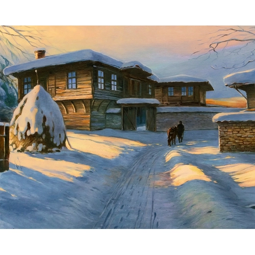 Детски сет Рисуване по номера Последни слънчеви лъчи 40х50см PAT73434