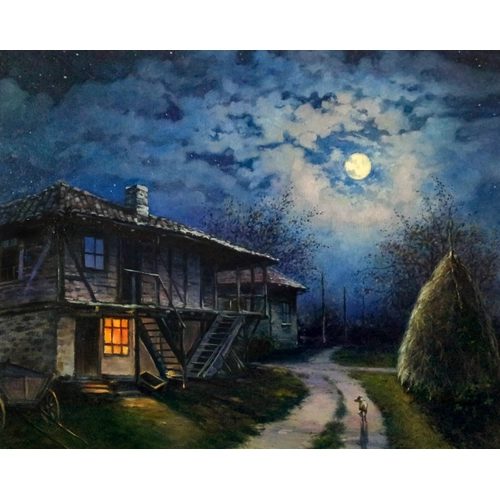 Детски комплект Рисуване по номера Лунна соната 40х50см PAT73441