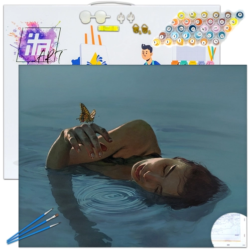 Детски комплект Рисуване по номера Отвъд реалното 30х40см PAT73446