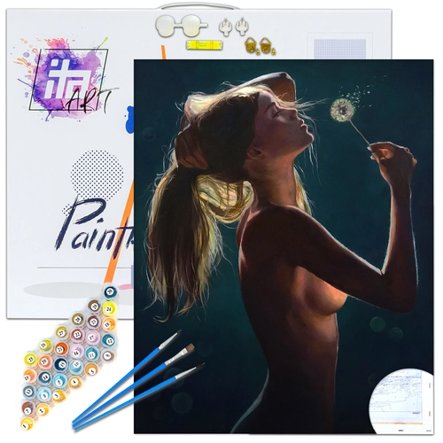 Детски комплект Рисуване по номера Пеперудено време 30х40см PAT73455