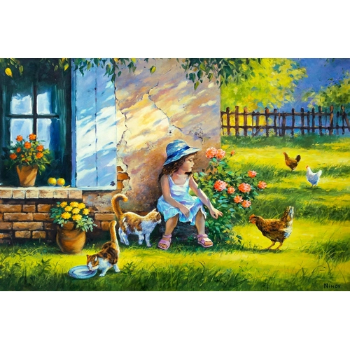 Детски комплект Рисуване по номера Лятна ваканция 40х60см PAT73462