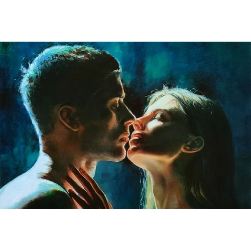 Детски комплект Рисуване по номера Целувката 40х60см PAT73466