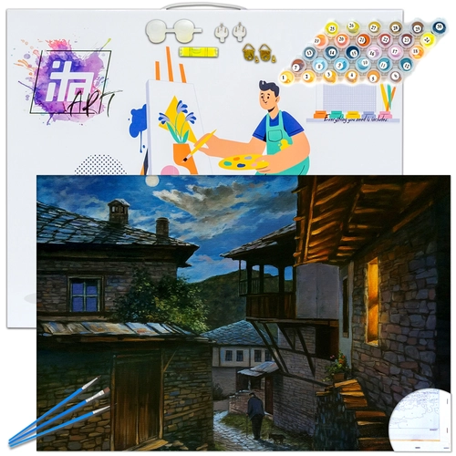 Детски комплект Рисуване по номера Копнеж за луна, 40х60см PAT73473