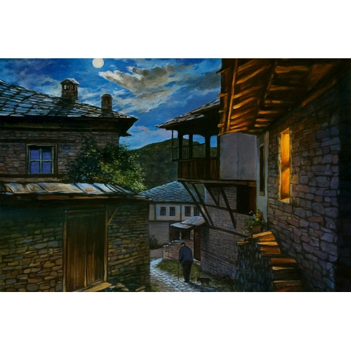 Детски комплект Рисуване по номера Копнеж за луна, 40х60см PAT73473