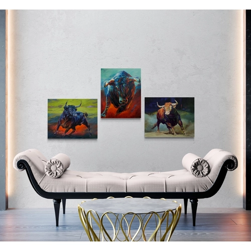 Комплект 3 броя рисуване по номера Мускули 40х50см PAT73474