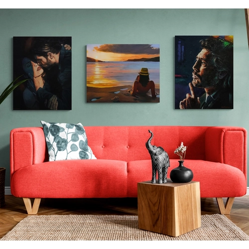 Детски комплект 3 броя рисуване по номера В очакване 40х50см PAT73478