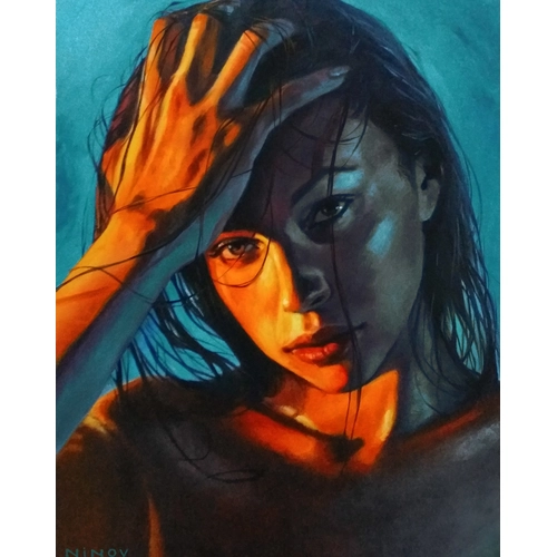 Комплект 3 броя рисуване по номера Меланхолично 40х50см PAT73479