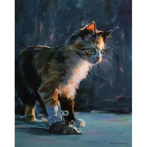 Детски комплект 3 броя рисуване по номера Абстрактно 40х50см PAT73480