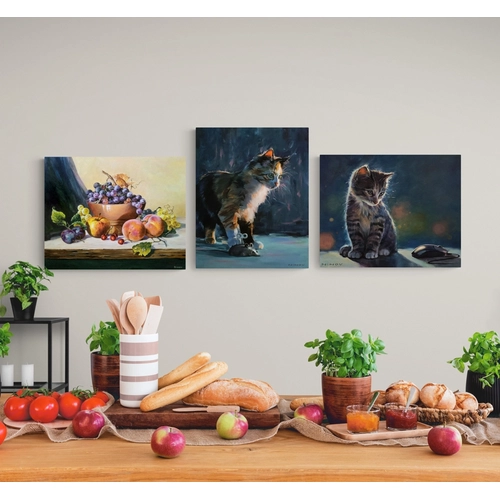 Детски комплект 3 броя рисуване по номера Абстрактно 40х50см PAT73480