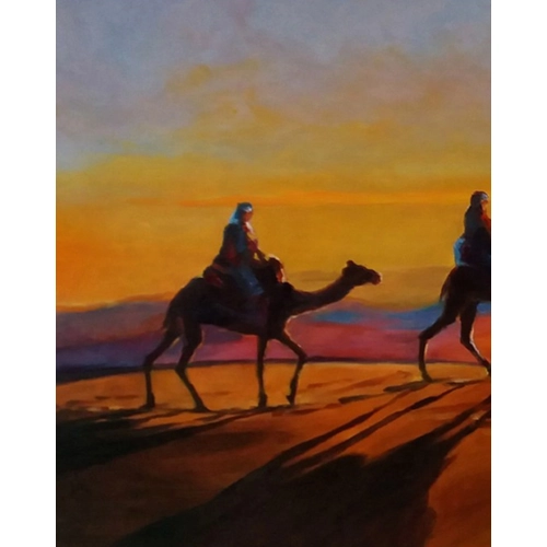 Детски сет Рисуване по номера Триптих Пустиня, 3x40х50см PAT73483