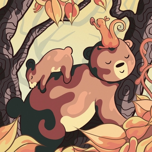 Рисуване по номера за деца Дизайн 37, 3 броя 20х20см PAT73520