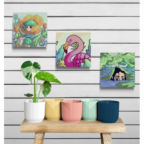 Рисуване по номера за деца Дизайн 39, 3 броя 20х20см PAT73522