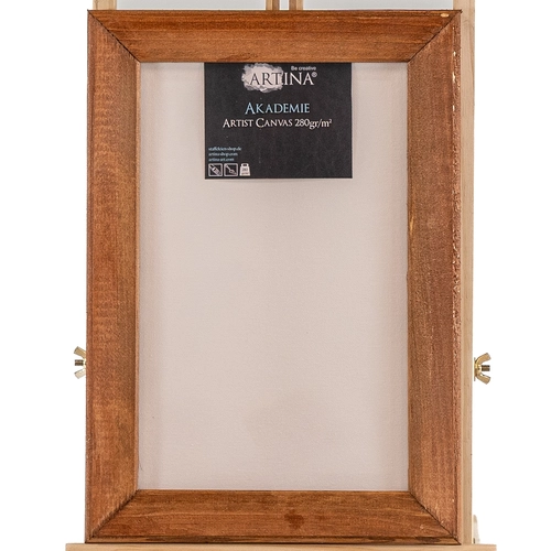 Рамка от естествена дървесина, кафява със скосен профил PAT73539