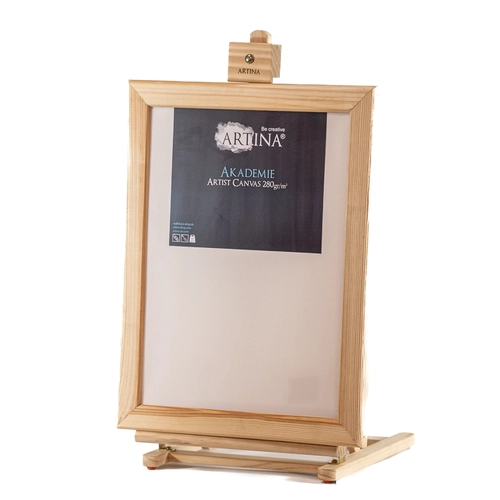 Рамка от естествена дървесина, натурална със скосен профил PAT73543