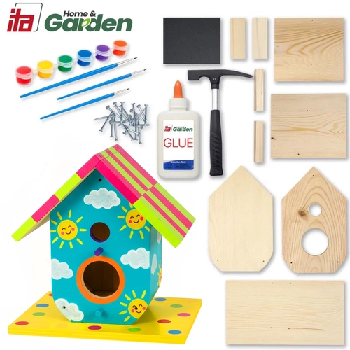 Детска хранилка за птички сглоби и оцвети RusticRefuel PAT73755