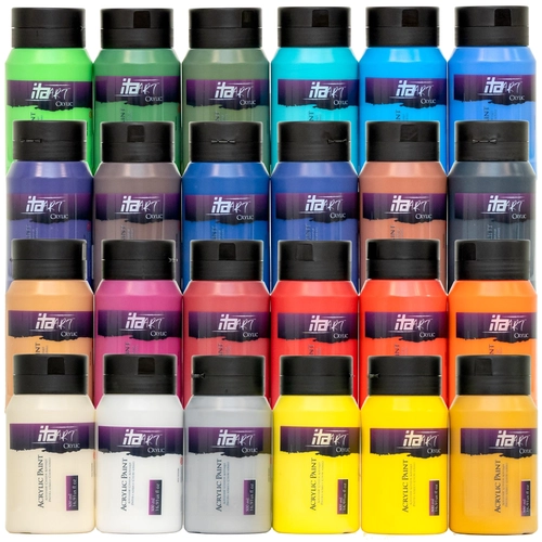 Комплект детски акрилни бои ITA ART 24x500ml PAT73773