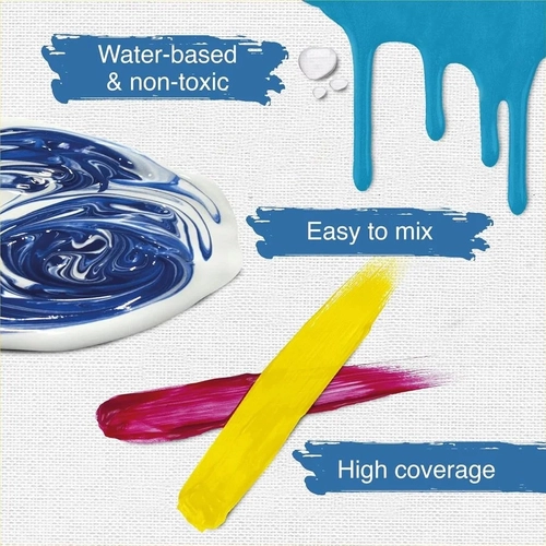 Комплект детски акрилни бои ITA ART 6x500ml PAT73774