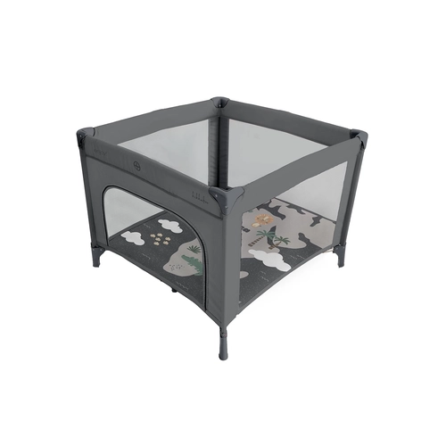 Сива бебешка кошара за игра Enjoy Africa Grey 2026 PAT73924