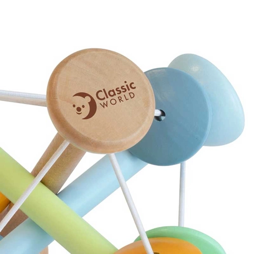 Магическа сензорна топка за игра за бебета от дърво PAT74033