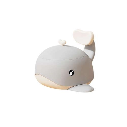 Детско сиво гърне с капак и облегалка Китче PAT74039