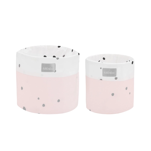 Комплект кош за аксесоари 2 бр 22см и 18см Bear with me Pink PAT74071