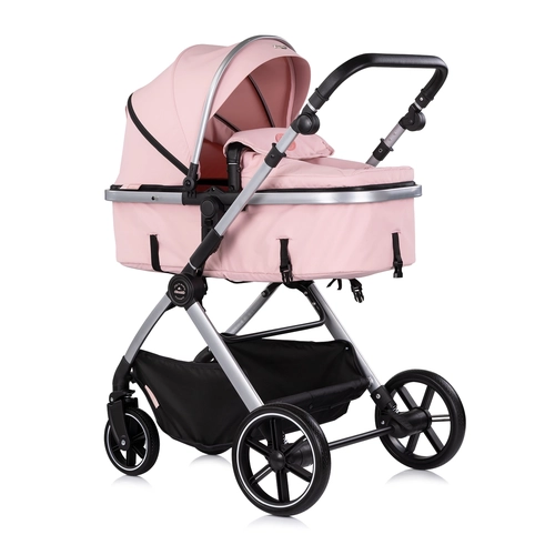 Детска функционална комбинирана количка Pearl розова пудра PAT74084