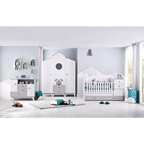 Етажерка за стена за детска стая Bird House PAT74094