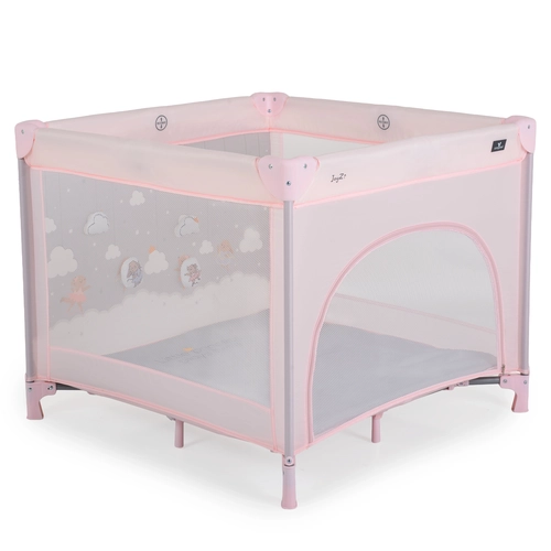 Розова детска сгъваема кошара за игра Joyzi  PAT74115