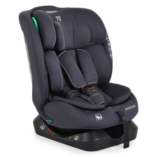 Сив детски стол за кола Aventura 40-150см-Grey PAT74117